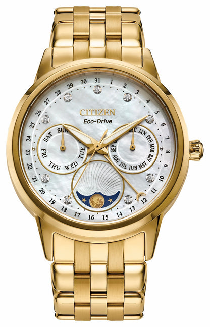 Calendrier White Dial Stainless Steel Bracelet FD0002-57D