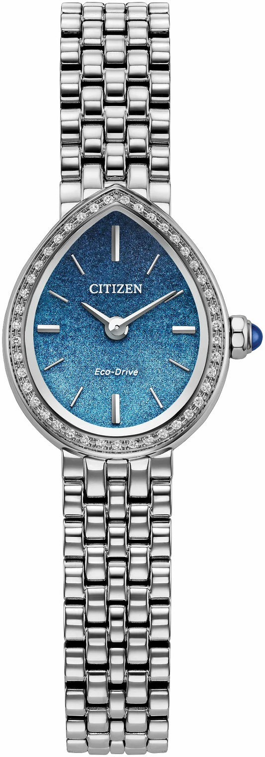 Citizen L Rainell Light Blue Dial Stainless Steel Bracelet EX1540-58L