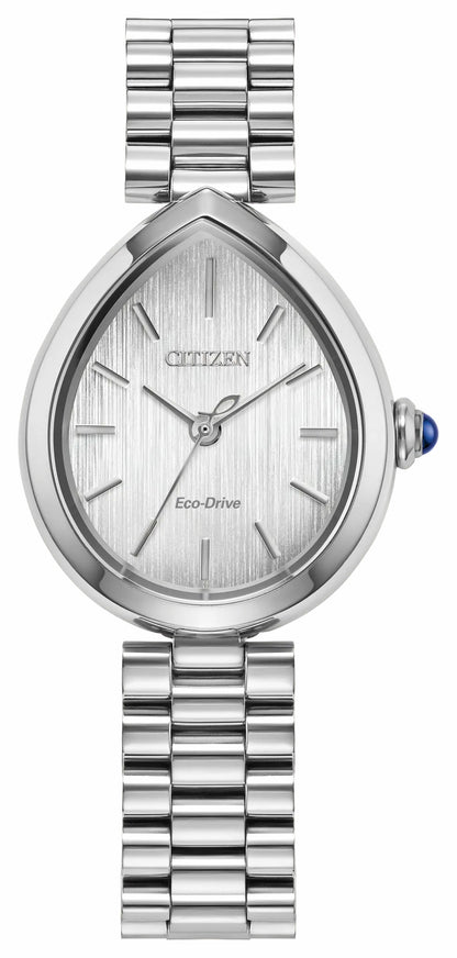 Citizen L Rainell Silver-Tone Dial Stainless Steel Bracelet EM1200-55A