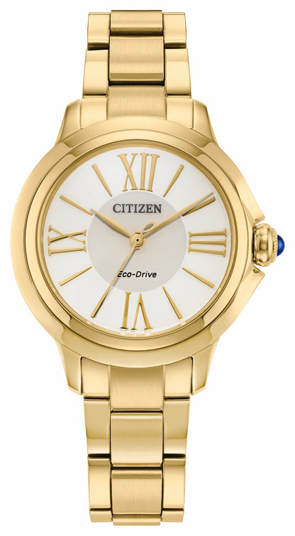 Citizen L Ceci White Dial Stainless Steel Bracelet EM1162-52A