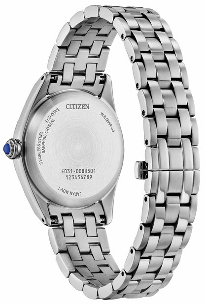 Citizen L Classic White Dial Stainless Steel Bracelet EM1140-80D