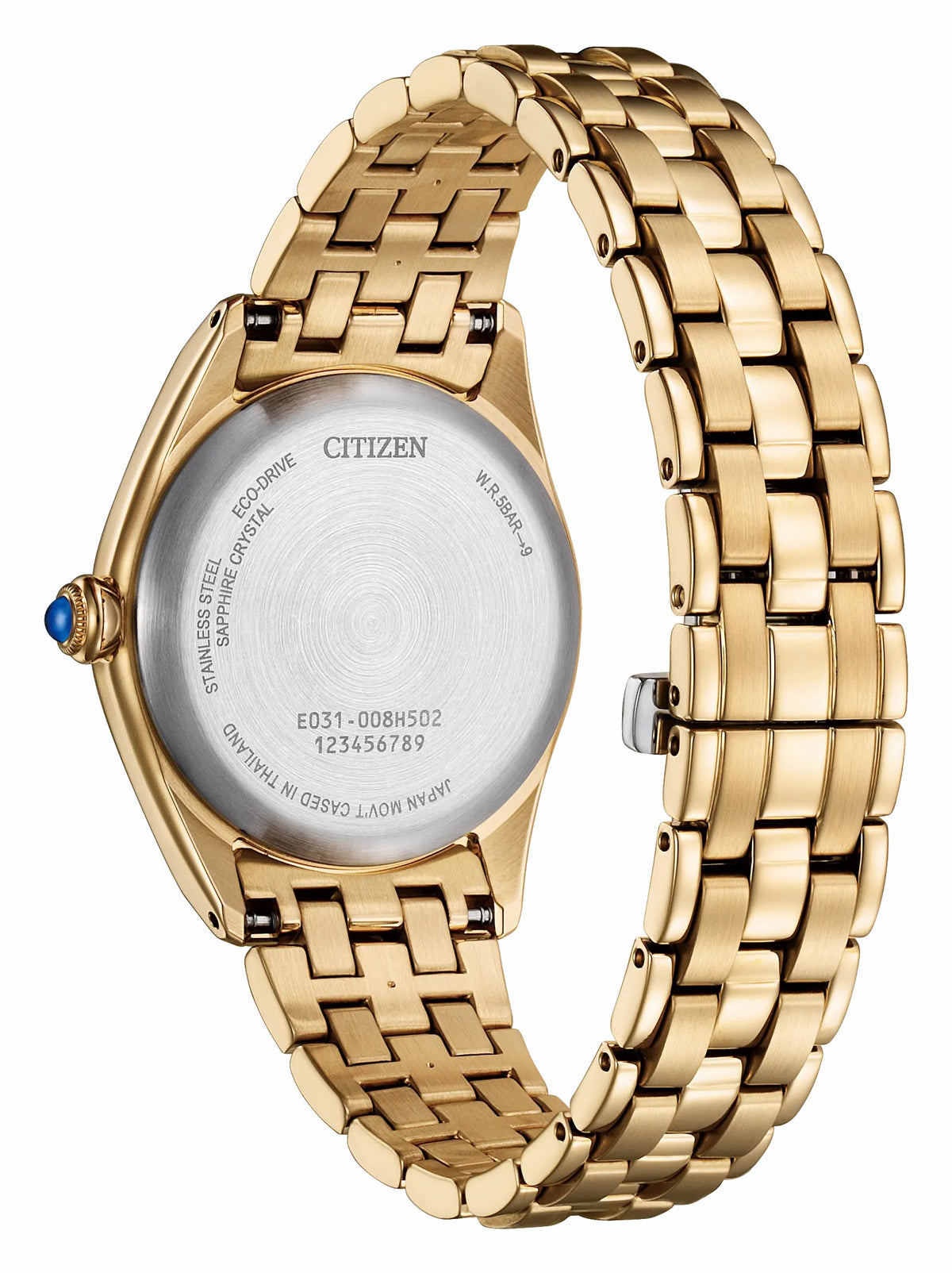 Citizen L Classic Brown Dial Stainless Steel Bracelet EM1143-81Z