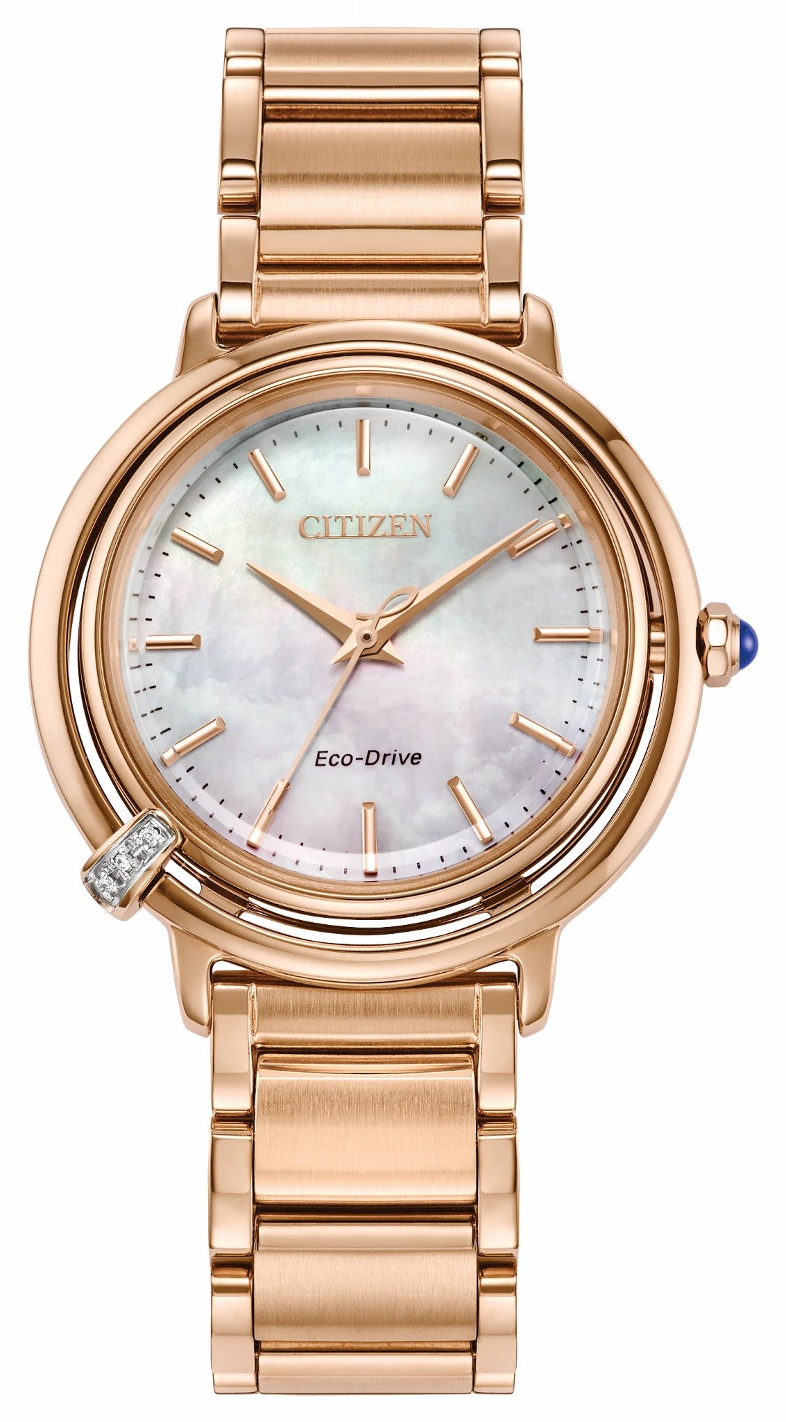 Citizen L Arcly White Dial Stainless Steel Bracelet EM1098-68D