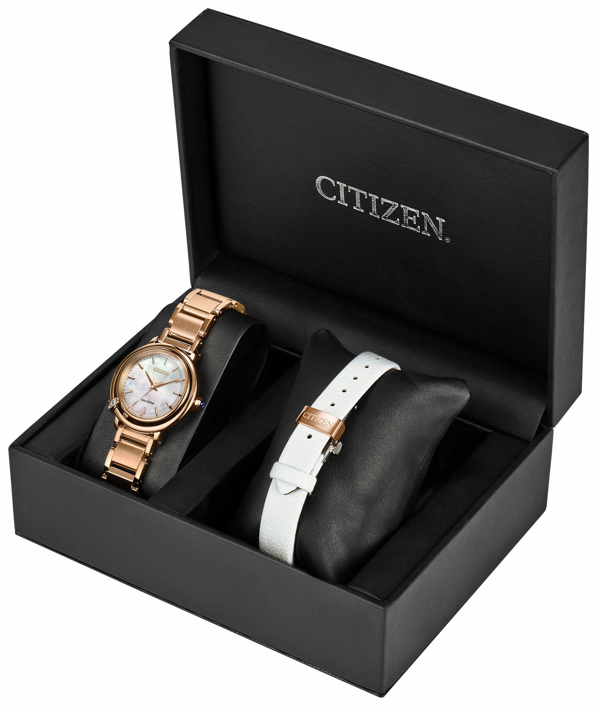 Citizen L Arcly White Dial Stainless Steel Bracelet EM1098-68D