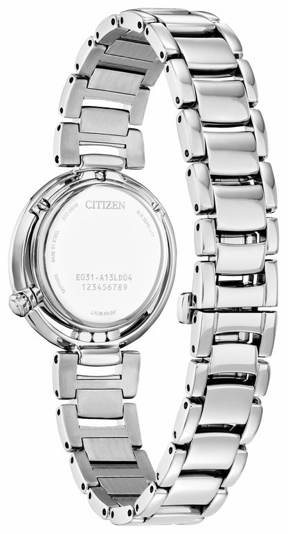 Citizen L Arcly Blue Dial Stainless Steel Bracelet EM1110-56N