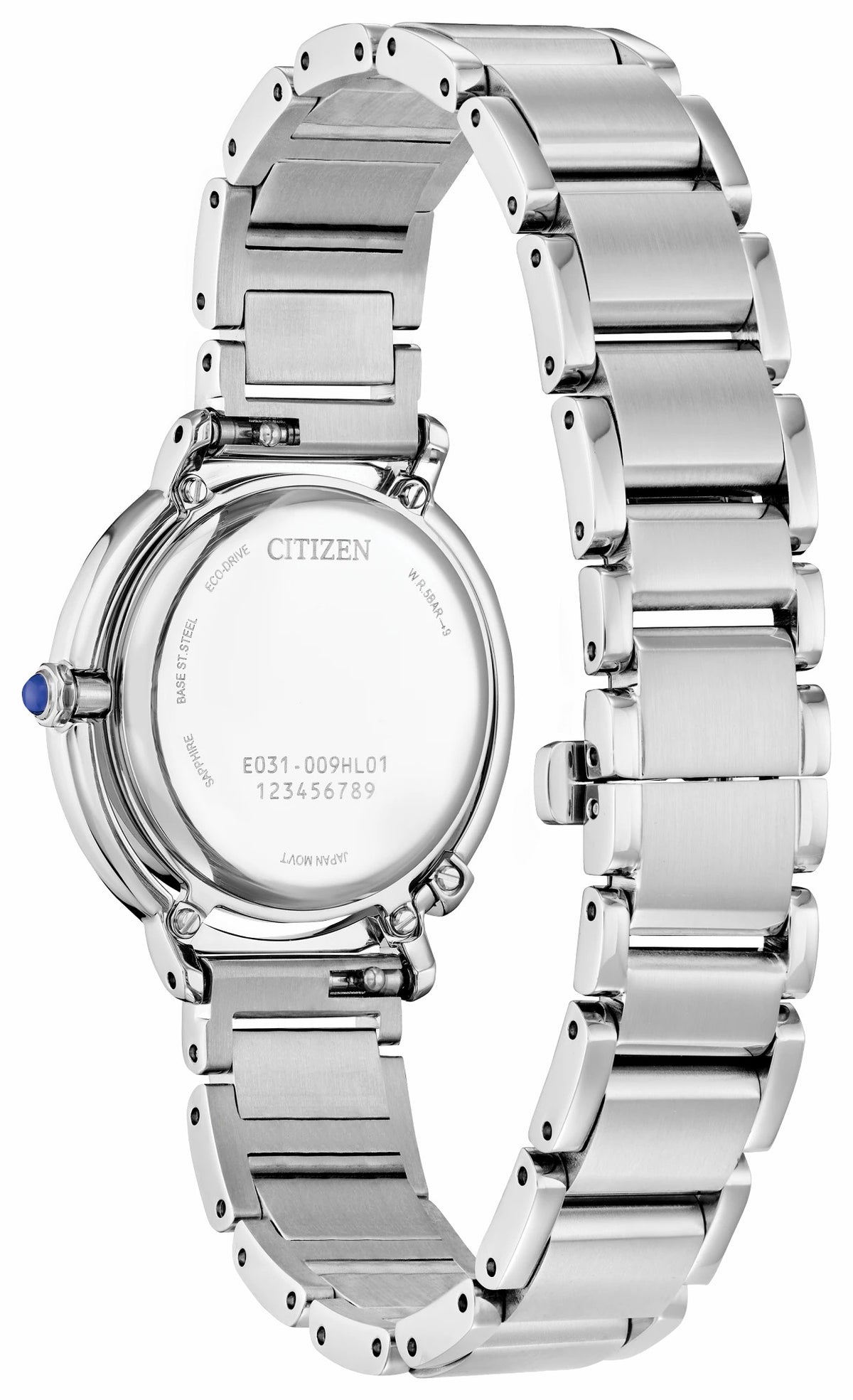 Citizen L Arcly Red Dial Stainless Steel Bracelet EM1091-67X