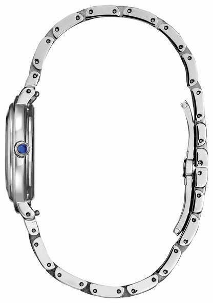 Citizen L Arcly Red Dial Stainless Steel Bracelet EM1091-67X