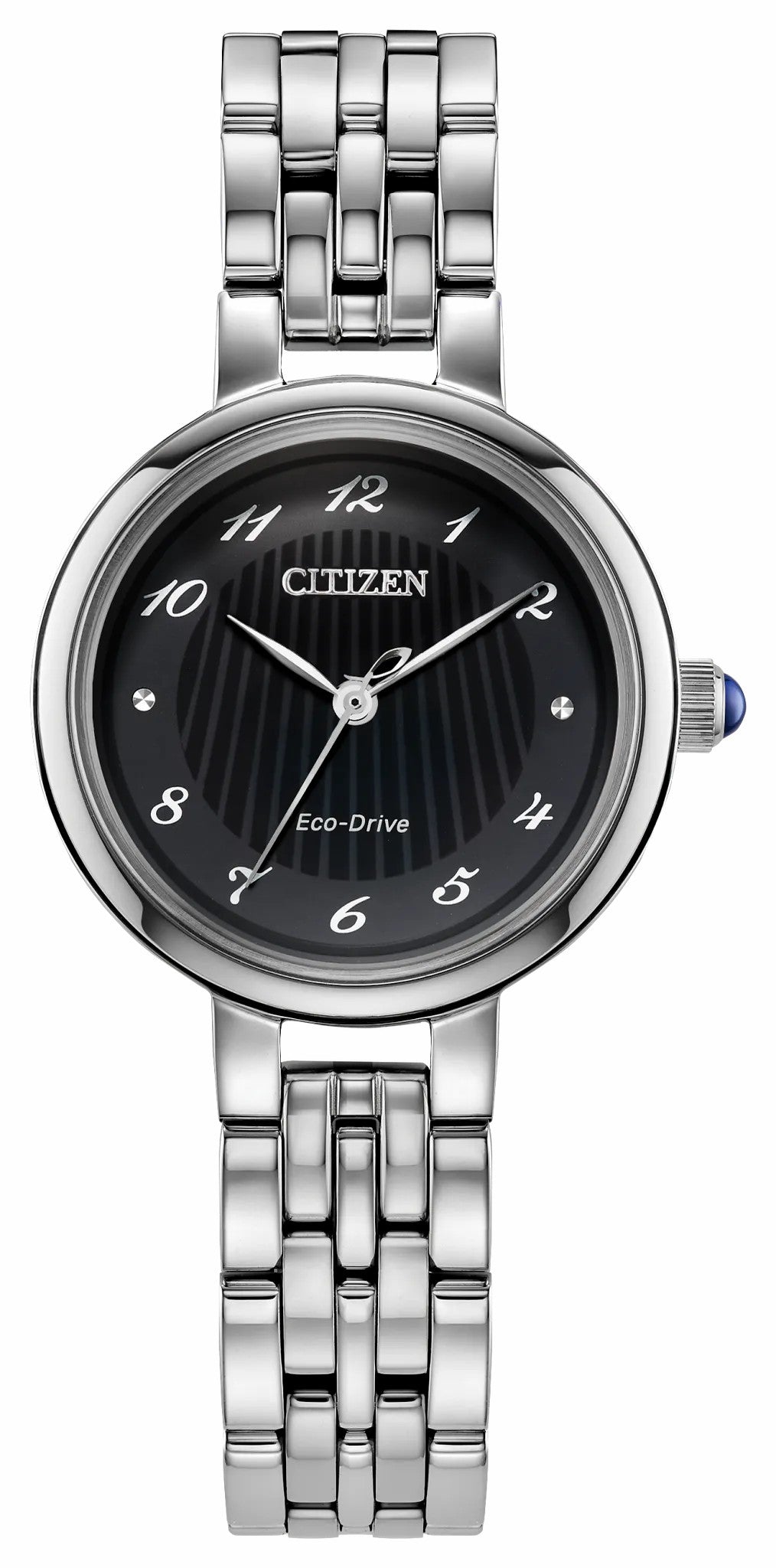 Citizen L Classic Black Dial Stainless Steel Bracelet EM0990-81E