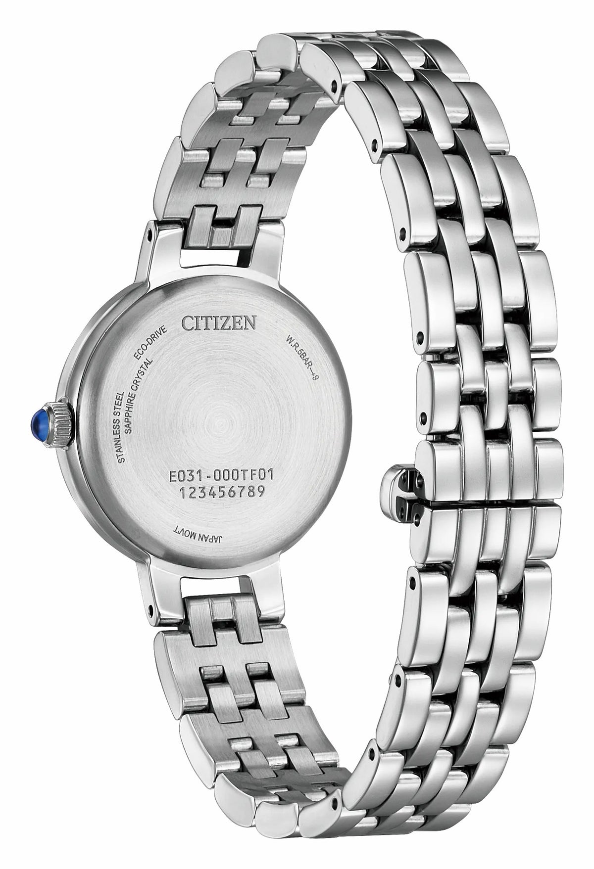 Citizen L Classic Black Dial Stainless Steel Bracelet EM0990-81E