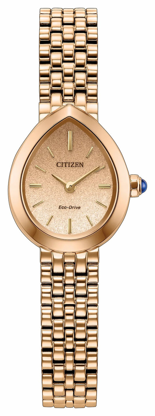 Citizen L Rainell Rose Gold-Tone Dial Stainless Steel Bracelet EX1553-56X