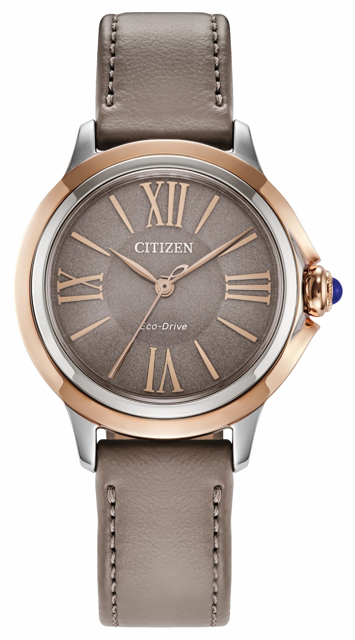 Citizen L Ceci Taupe Dial Eco-Pet Strap EM1166-01Z