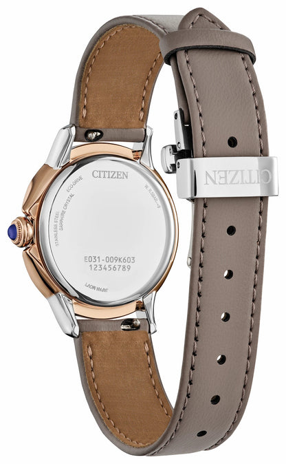 Citizen L Ceci Taupe Dial Eco-Pet Strap EM1166-01Z