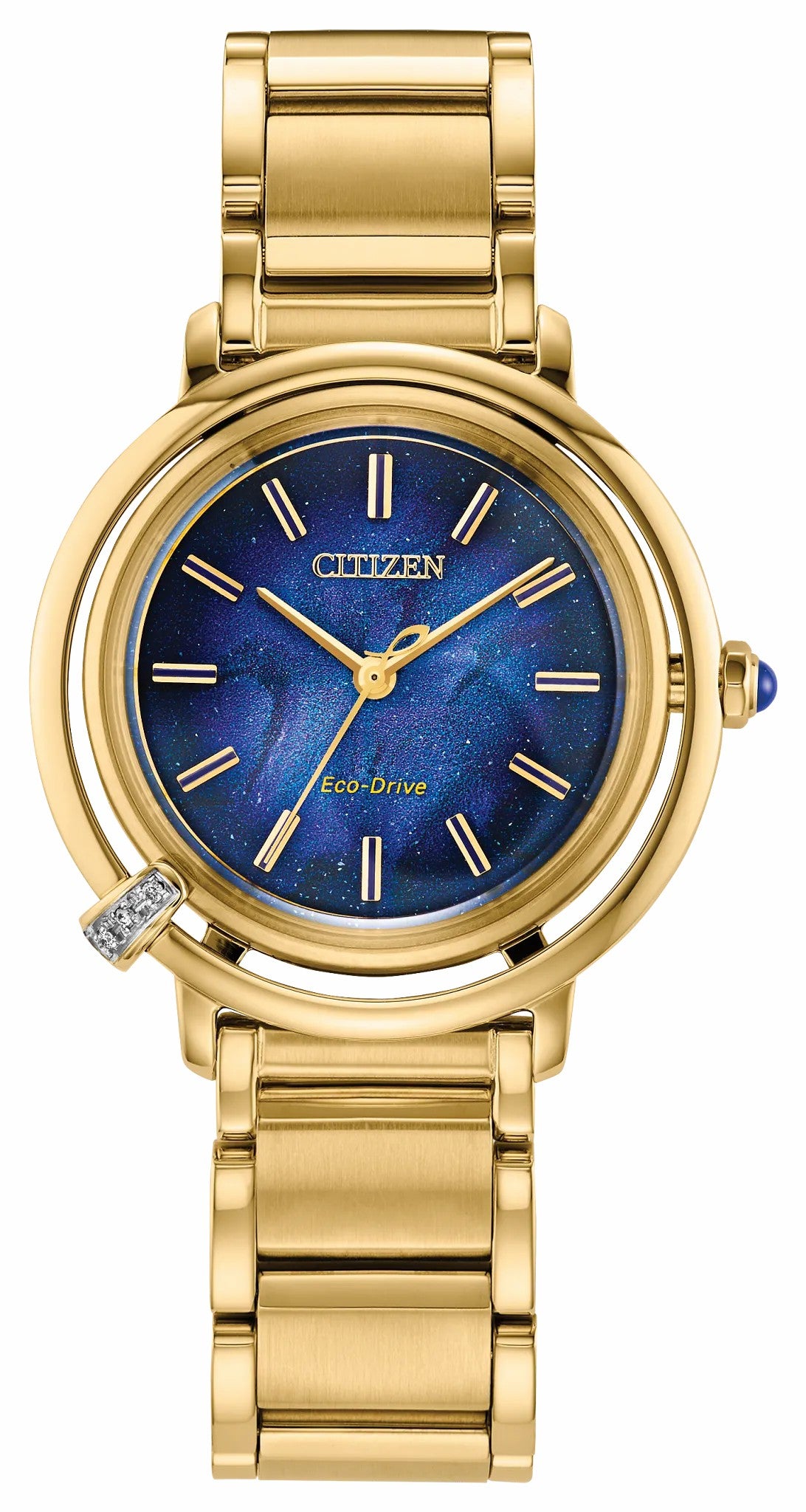 Citizen L Arcly Blue Dial Stainless Steel Bracelet EM1099-57L