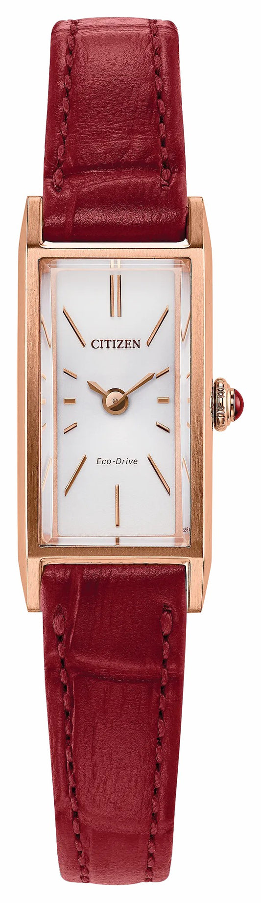 Fio White Dial Leather Strap EG7123-01A