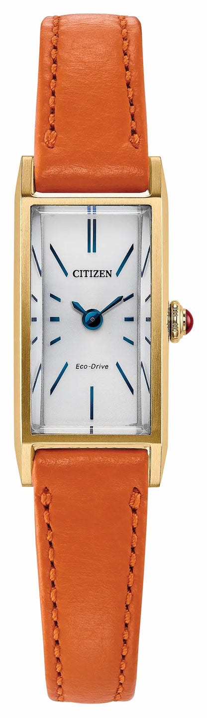 Fio White Dial Leather Strap EG7122-04A