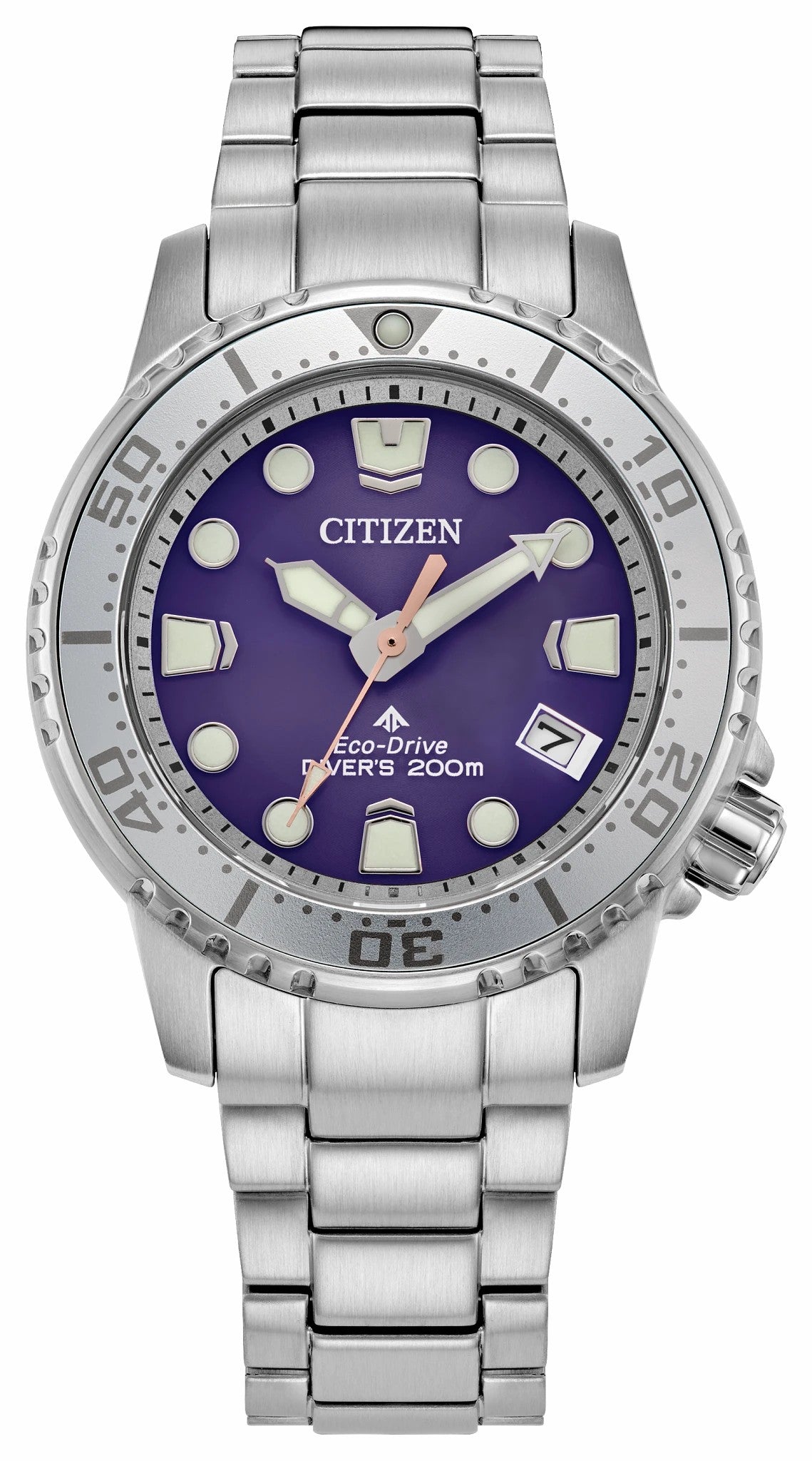 Promaster Dive Purple Dial Stainless Steel Bracelet EO2027-50X
