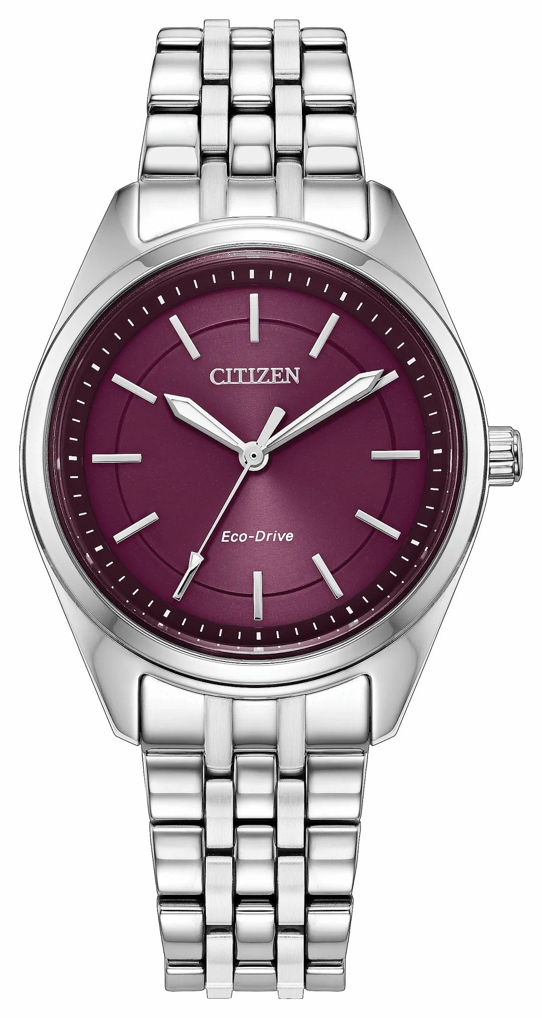 Peyten Purple Dial Stainless Steel Bracelet EM1230-54X