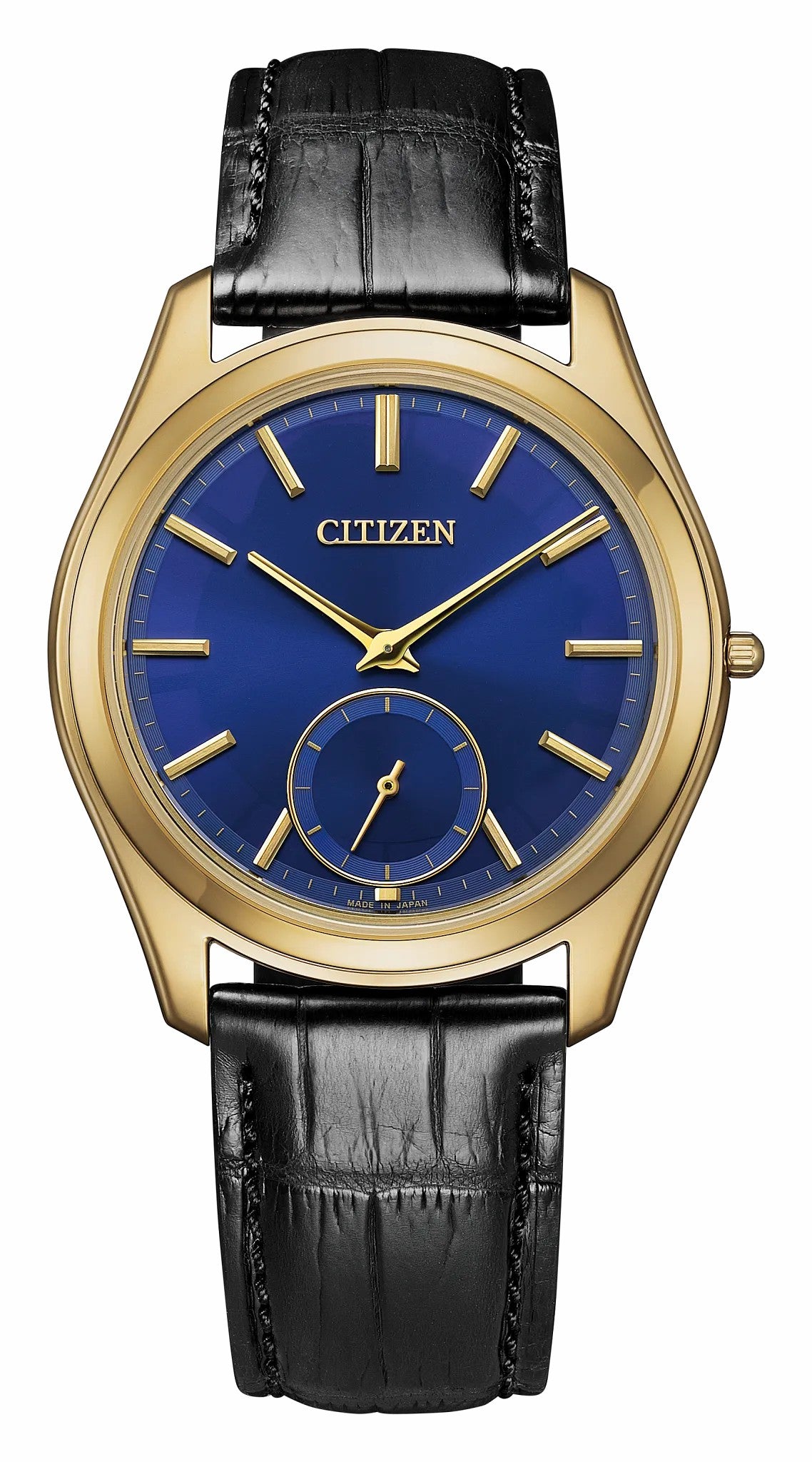 Eco-Drive One Blue Dial Crocodile Strap AQ5022-02L