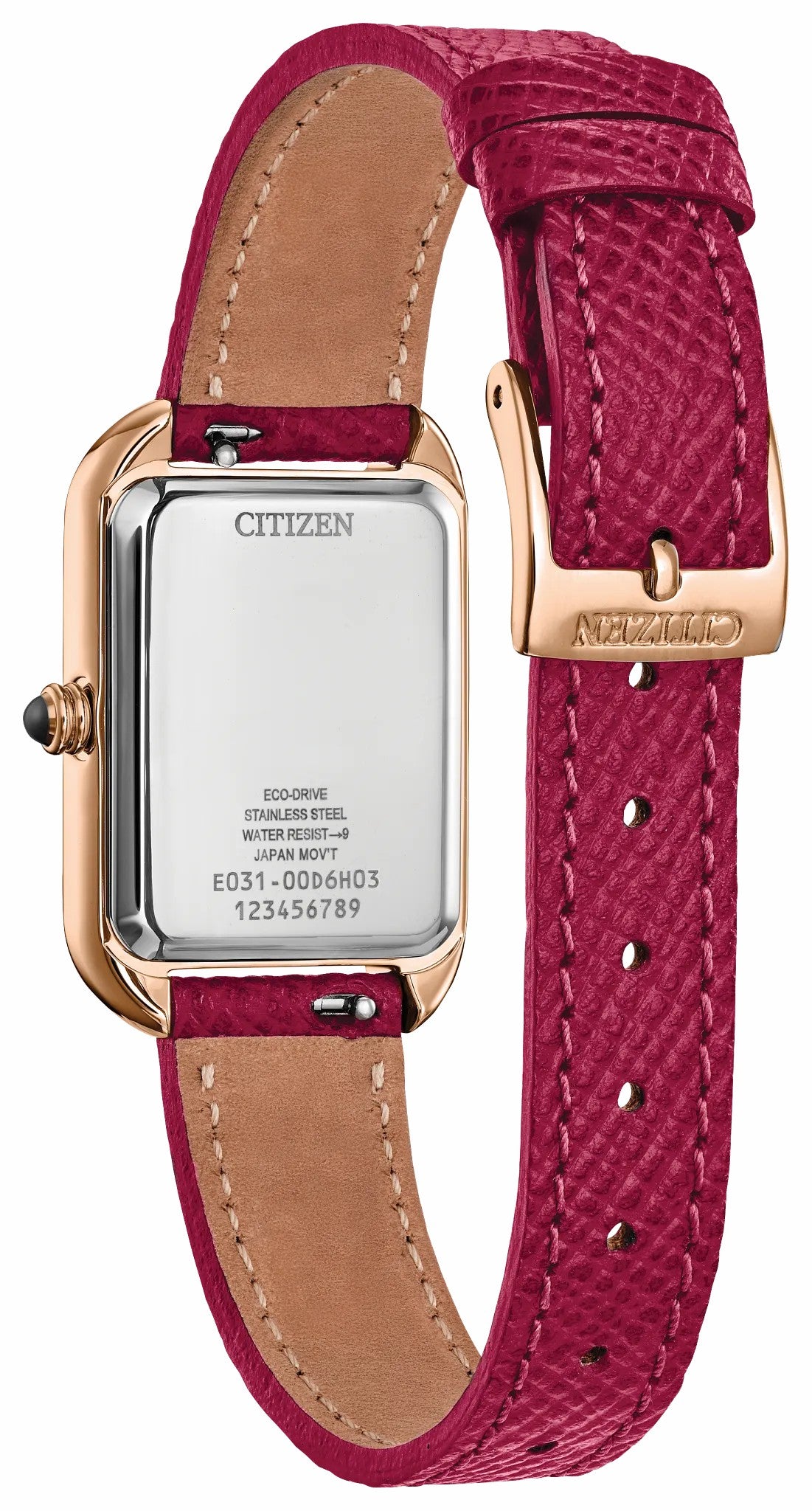 Dress Classic White Dial Leather Strap EM1193-08D
