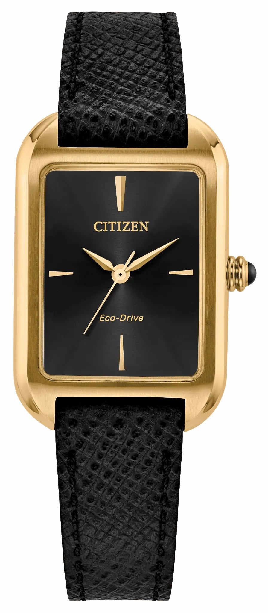 Dress Classic Black Dial Leather Strap EM1192-01E