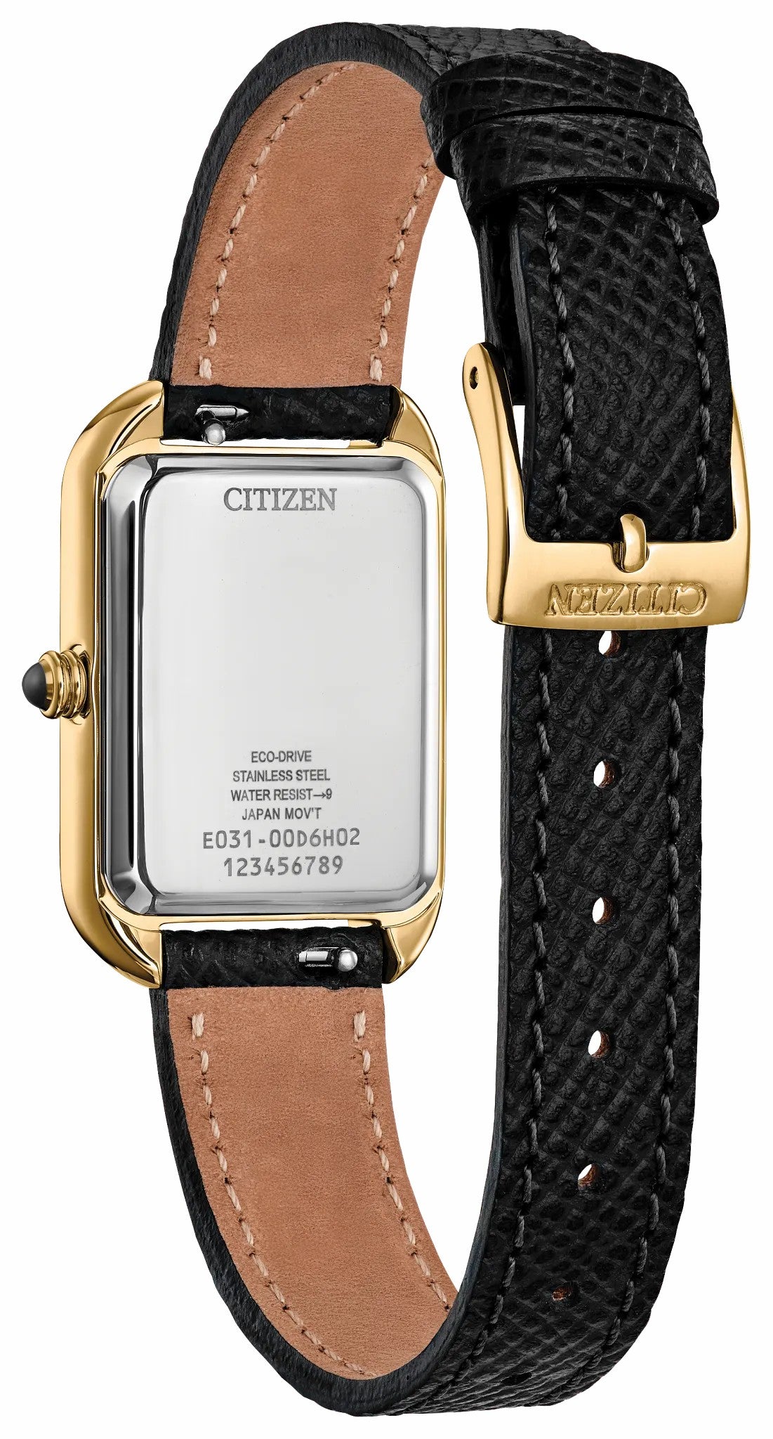 Dress Classic Black Dial Leather Strap EM1192-01E