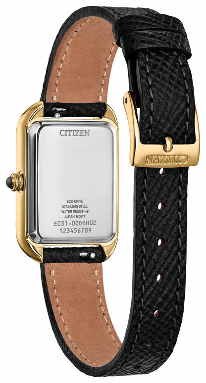Dress Classic Black Dial Leather Strap EM1192-01E