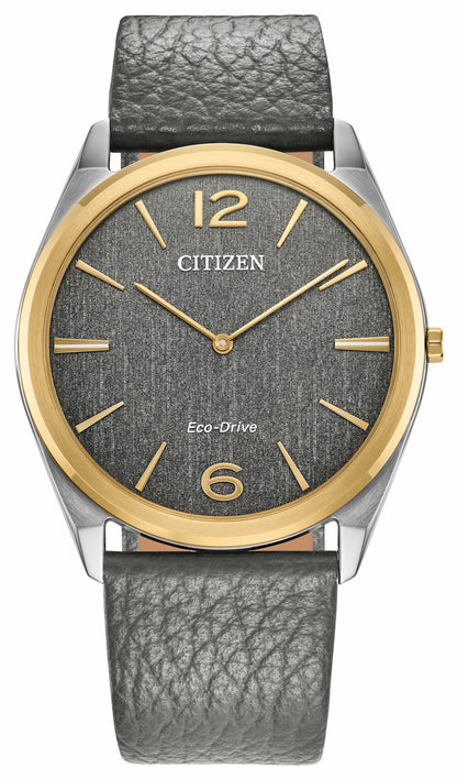 Suratto Gray Dial Leather Strap AR3124-07H