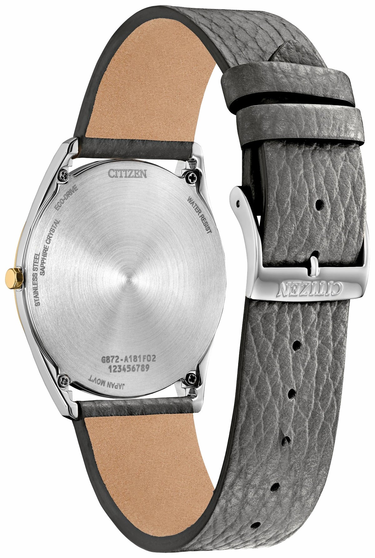 Suratto Gray Dial Leather Strap AR3124-07H