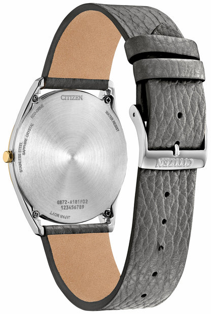 Suratto Gray Dial Leather Strap AR3124-07H