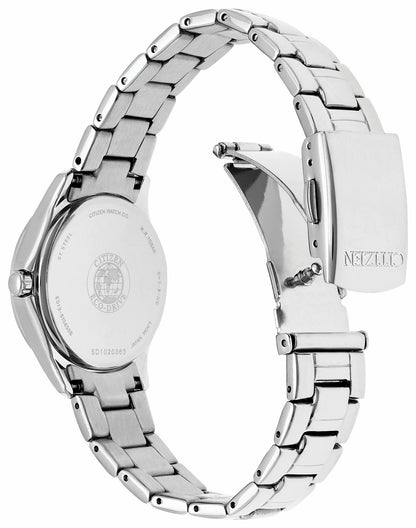 Silhouette Crystal - Ladies Eco-Drive FE1140-86X Pink Watch