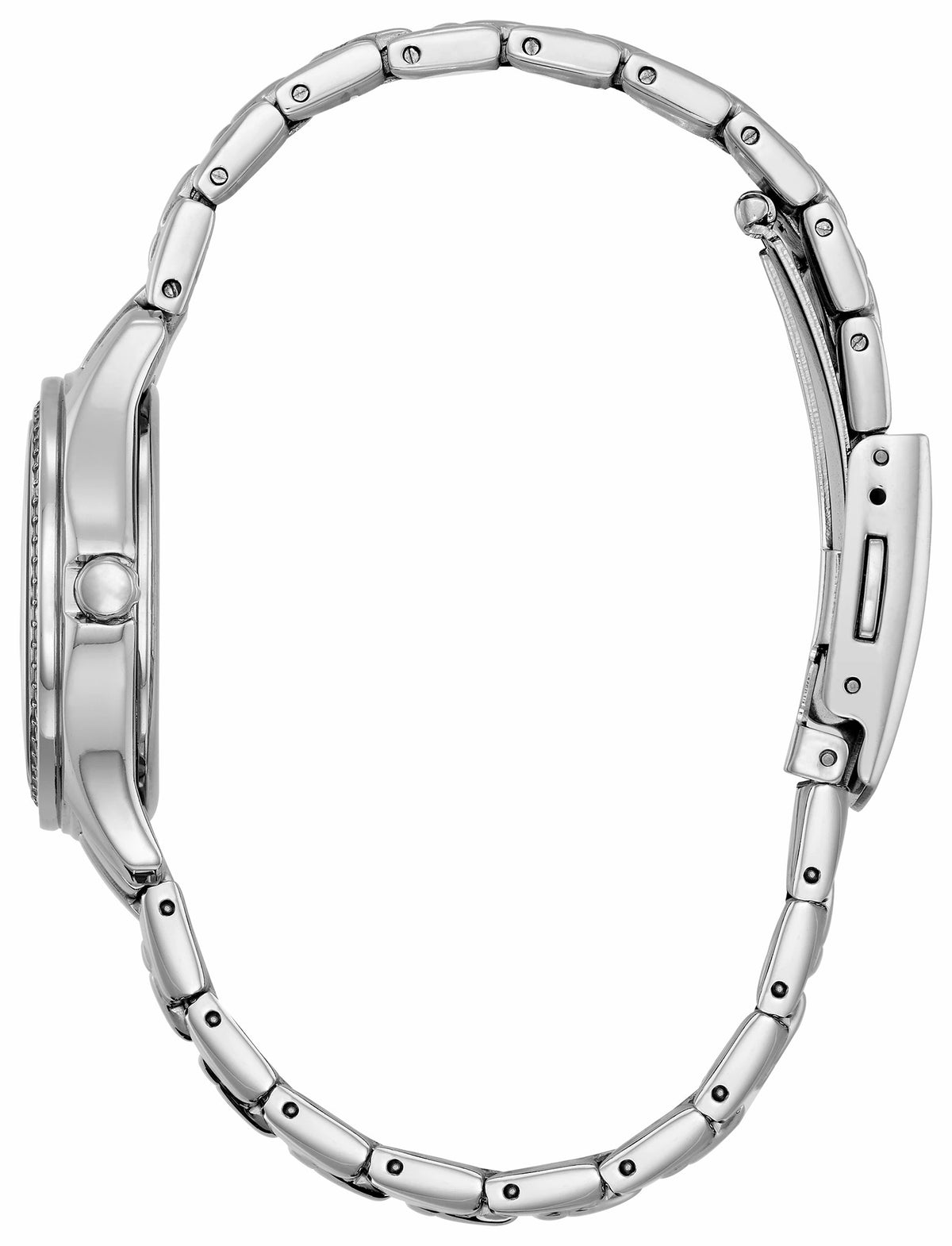 Silhouette Crystal - Ladies Eco-Drive FE1140-86X Pink Watch