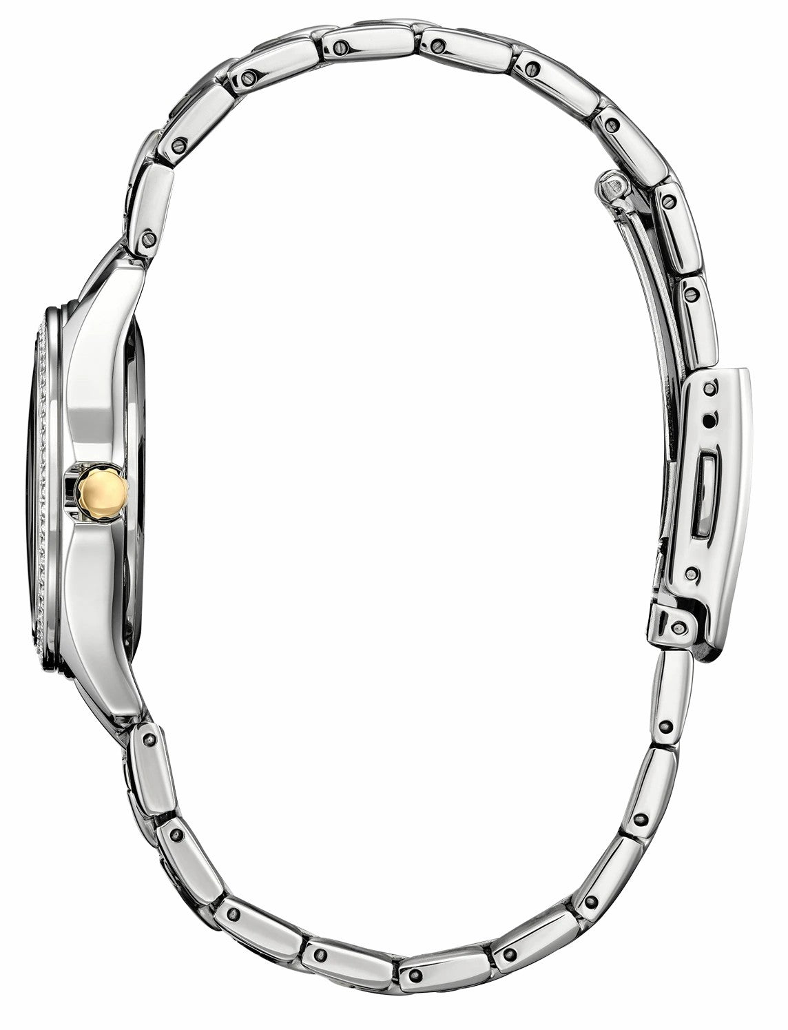 Crystal Silver-Tone Dial Stainless Steel Bracelet FE1146-71A