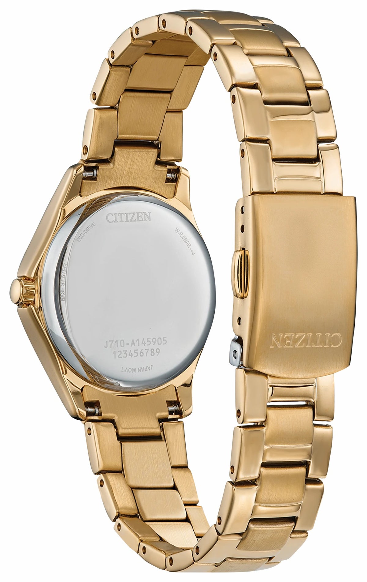 Crystal Champagne Dial Stainless Steel Bracelet FE1147-79P