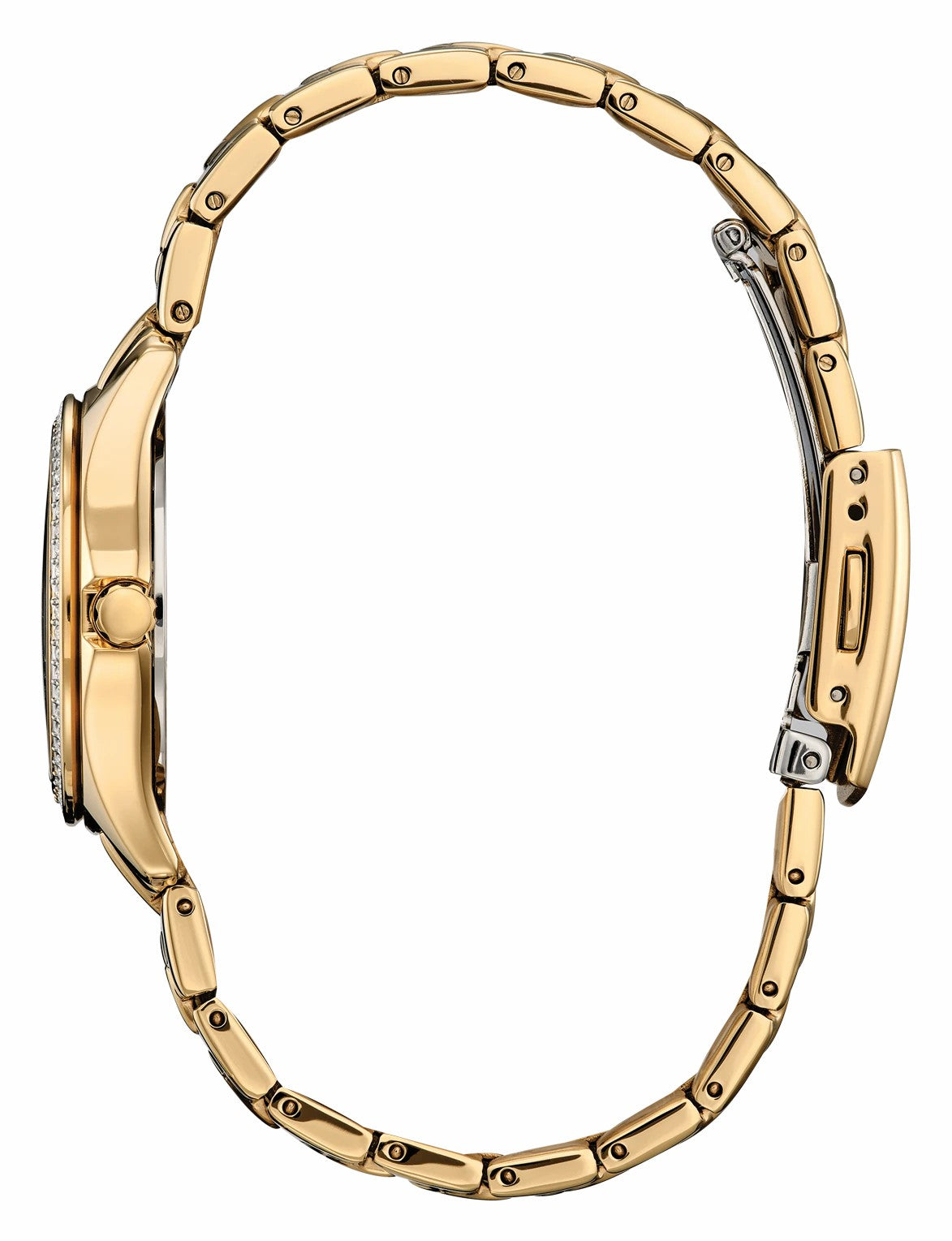 Crystal Champagne Dial Stainless Steel Bracelet FE1147-79P