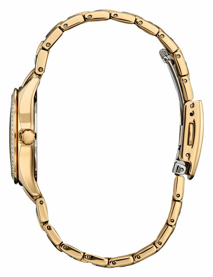 Crystal Champagne Dial Stainless Steel Bracelet FE1147-79P