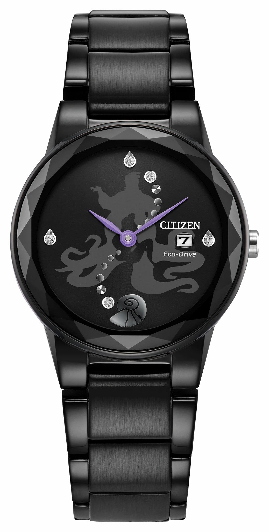 Ursula Black Dial Stainless Steel Bracelet GA1075-68W