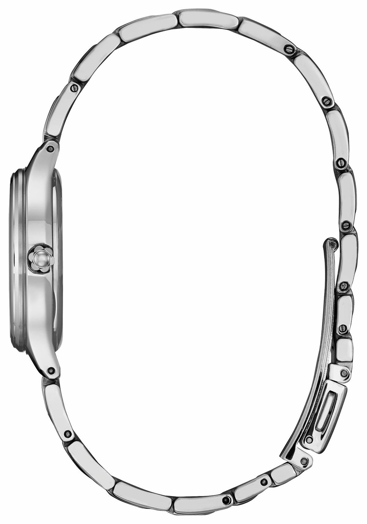 Mickey Mouse and Minnie Mouse Tango Gray Dial Stainless Steel Bracelet FE2101-58W