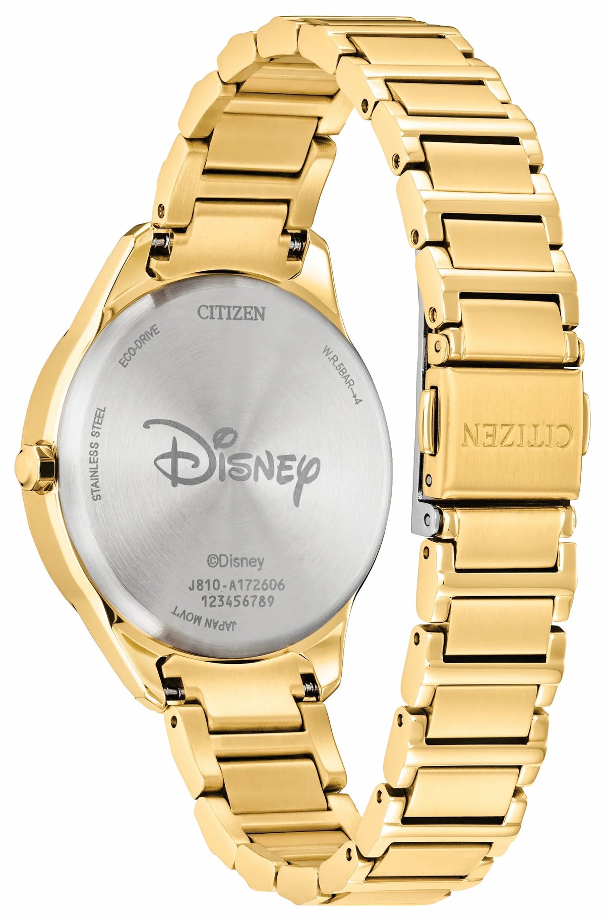 Mickey Flutterby White Dial Stainless Steel Bracelet FE6192-51D