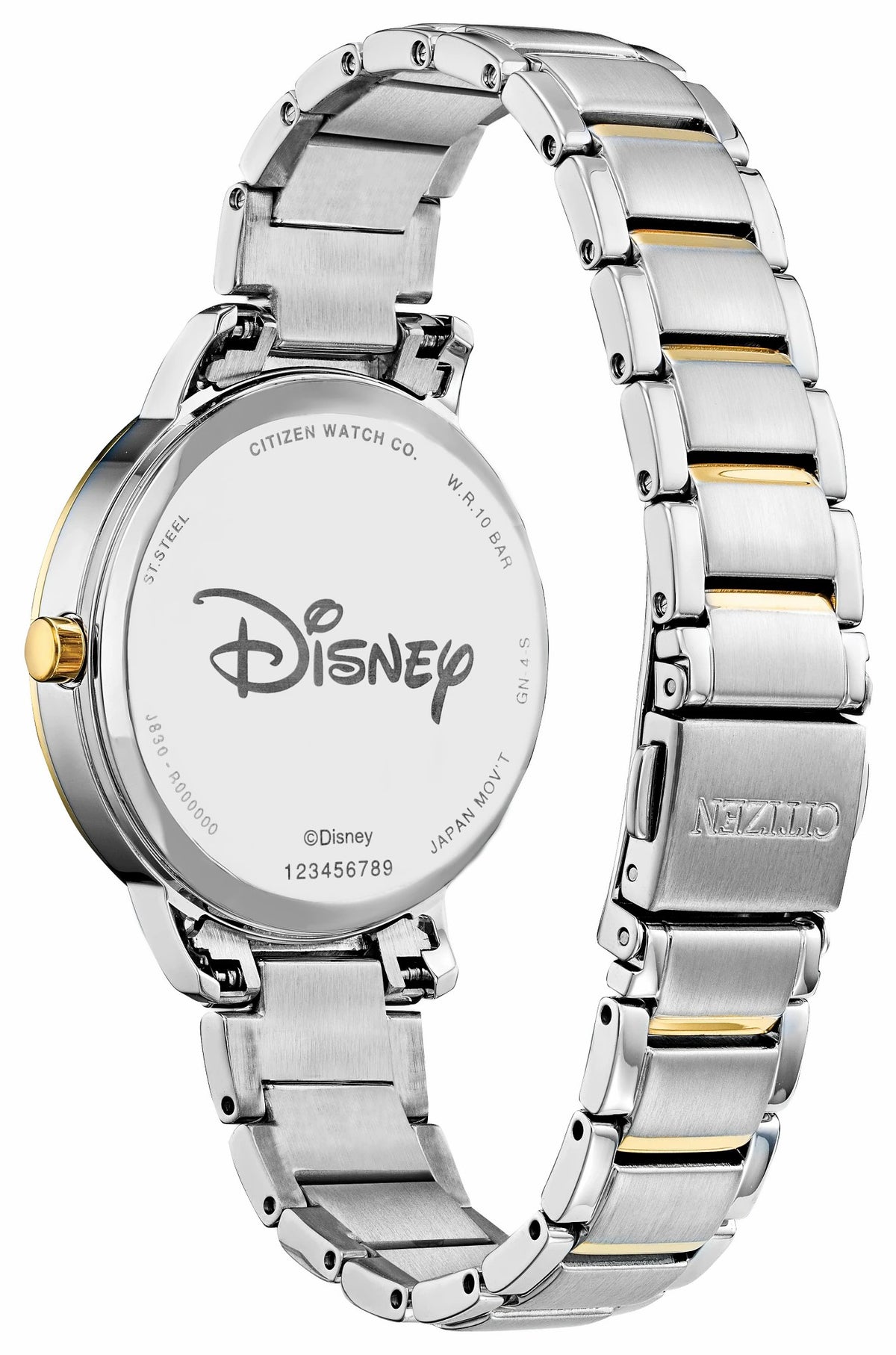 Mickey Crystal Silver-Tone Dial Stainless Steel Bracelet FE7044-52W