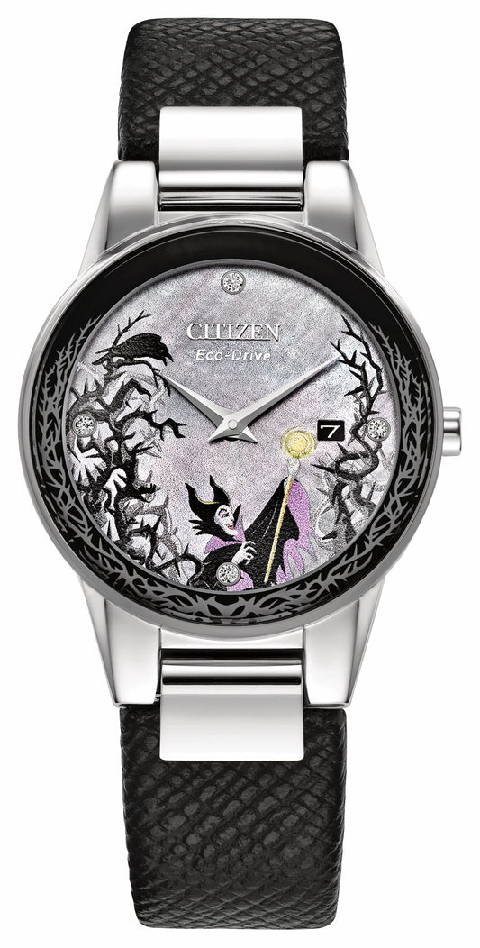 Maleficent's Charm Gray Dial Leather Strap GA1080-41Y