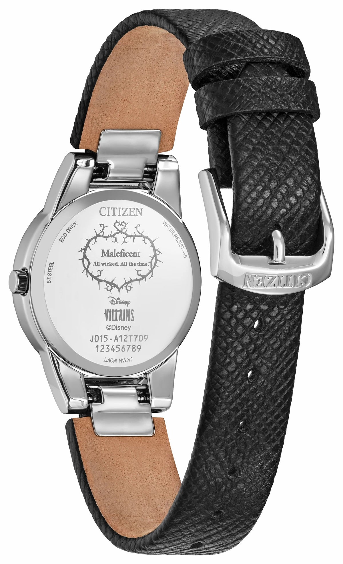 Maleficent's Charm Gray Dial Leather Strap GA1080-41Y