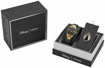 Evil Queen Shadow Black Dial Leather Strap GA1082-46W