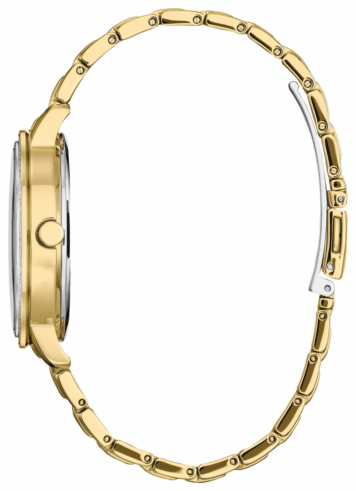 Belle and Beast Gold-Tone Dial Stainless Steel Bracelet FE7048-51D