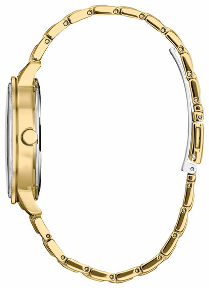 Belle and Beast Gold-Tone Dial Stainless Steel Bracelet FE7048-51D