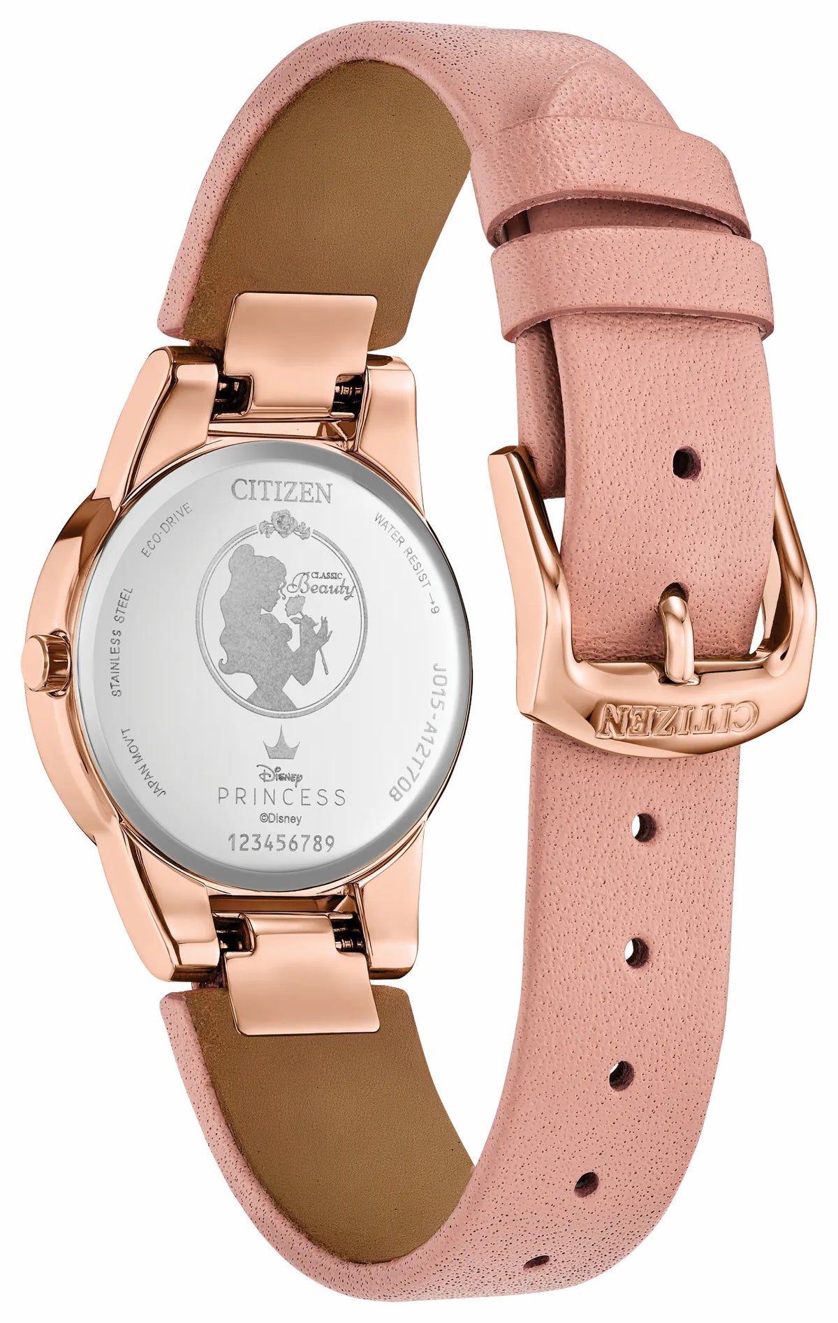 Belle, Eternal Beauty White Dial Leather Strap GA1083-43D
