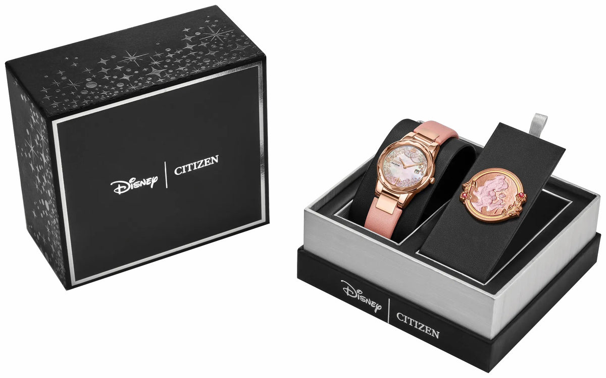 Belle, Eternal Beauty White Dial Leather Strap GA1083-43D