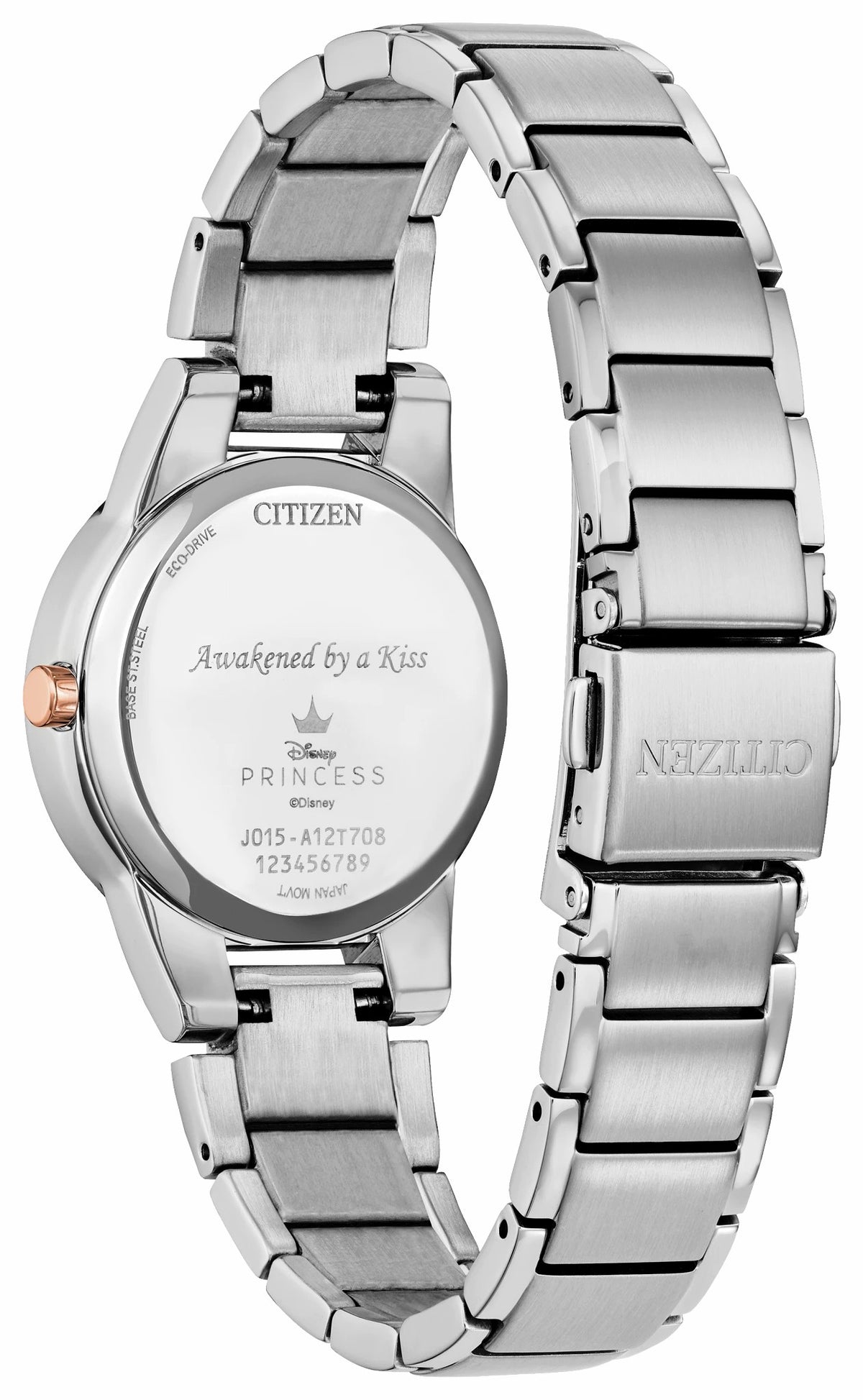 Aurora Enchanted Pink Dial Stainless Steel Bracelet GA1081-65N
