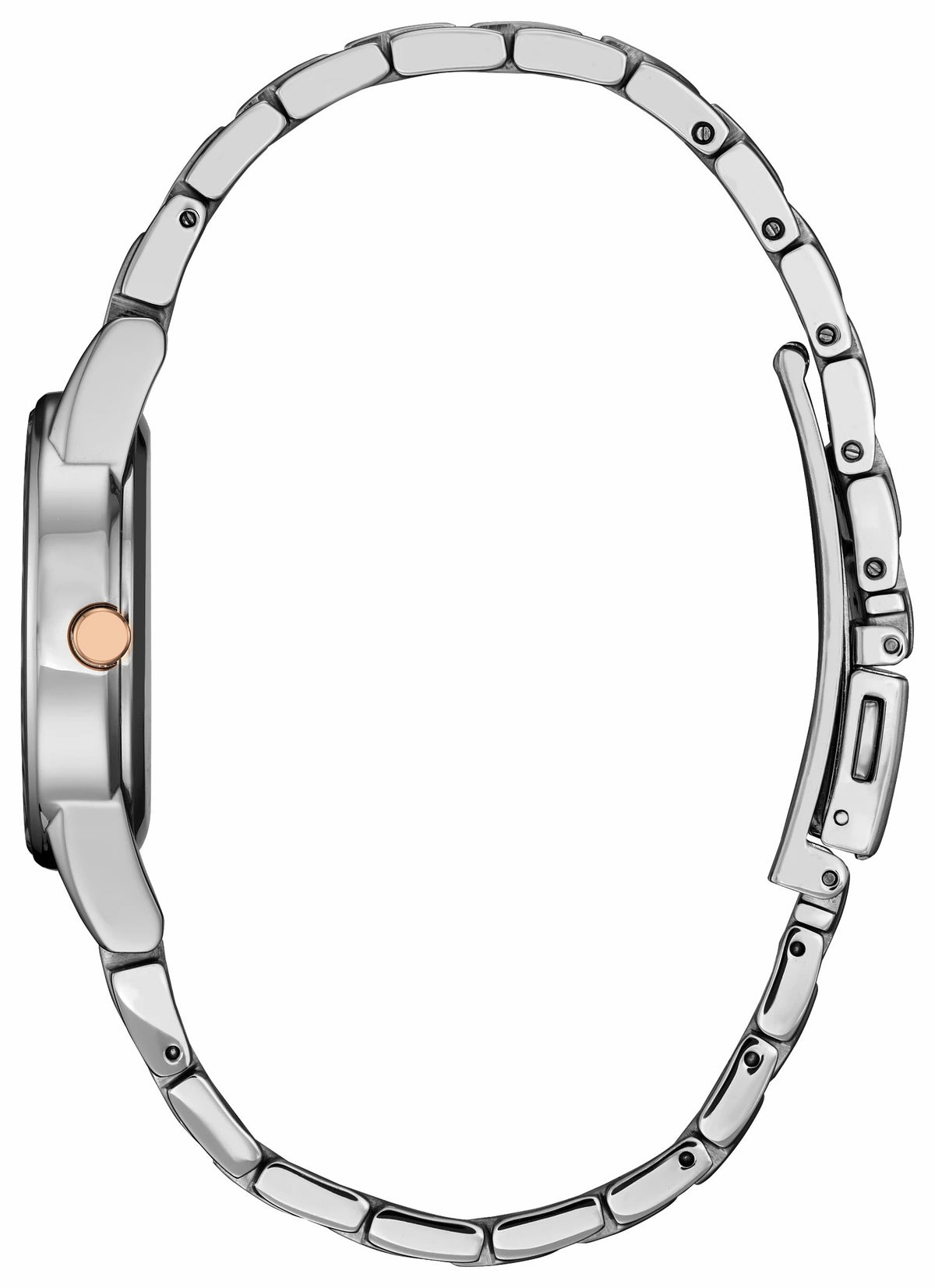 Aurora Enchanted Pink Dial Stainless Steel Bracelet GA1081-65N