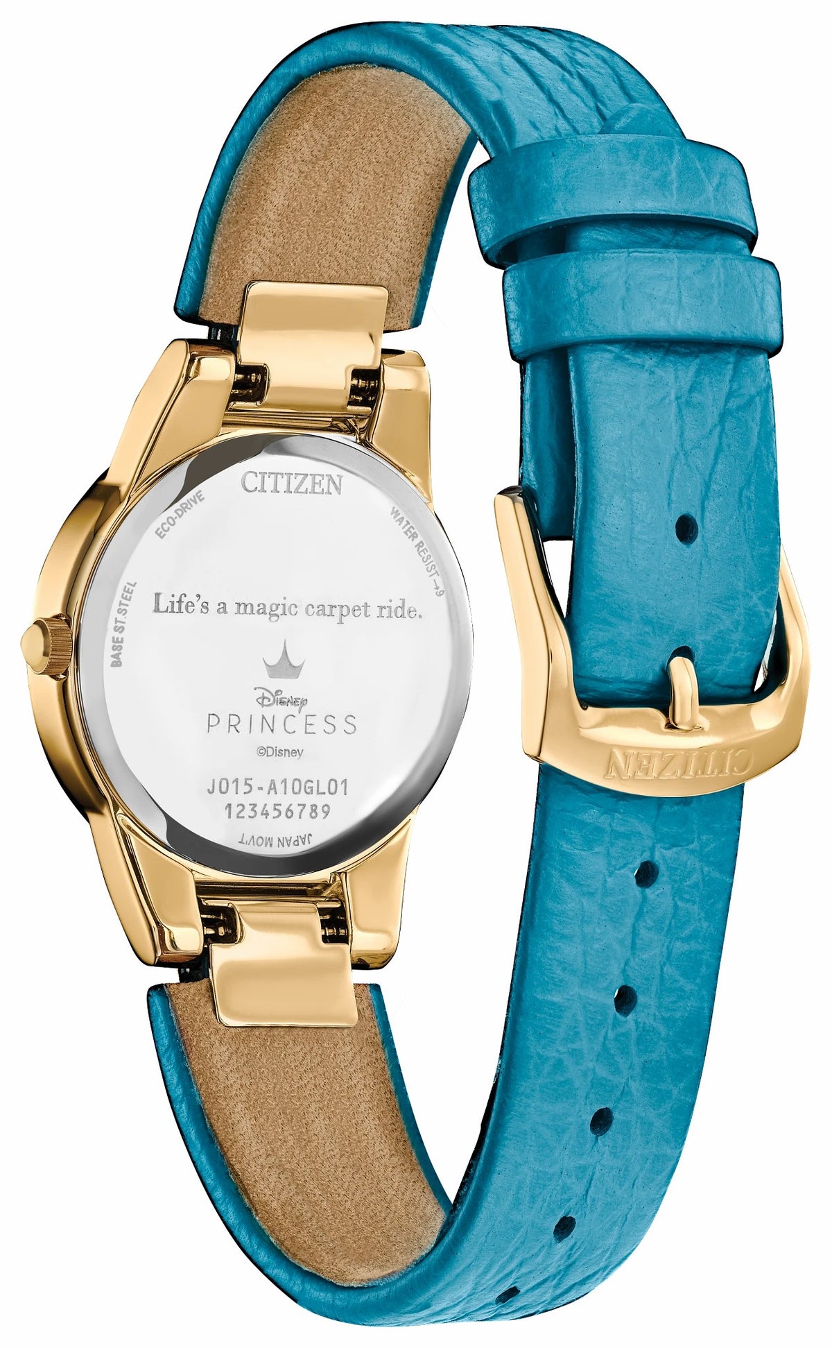 Aladdin 30th Anniversary White Dial Leather Strap GA1072-07D