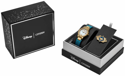 Aladdin 30th Anniversary White Dial Leather Strap GA1072-07D
